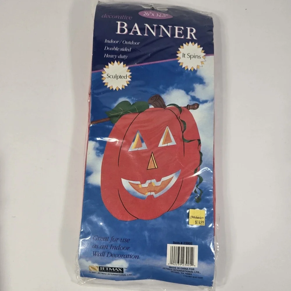 Pumpkin Banner/Flag‎ Indoor/Outdoor 26